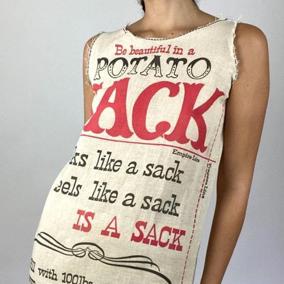 Iconic Marilyn Monroe Pop Art Potato Sack Dress - Picture 8 of 13